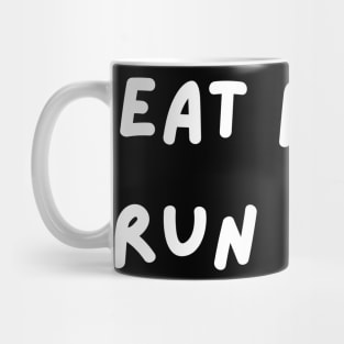 eat pasta run fasta Mug